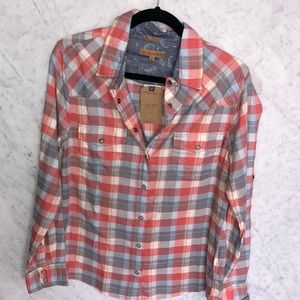 Jachs girlfriend pink flannel